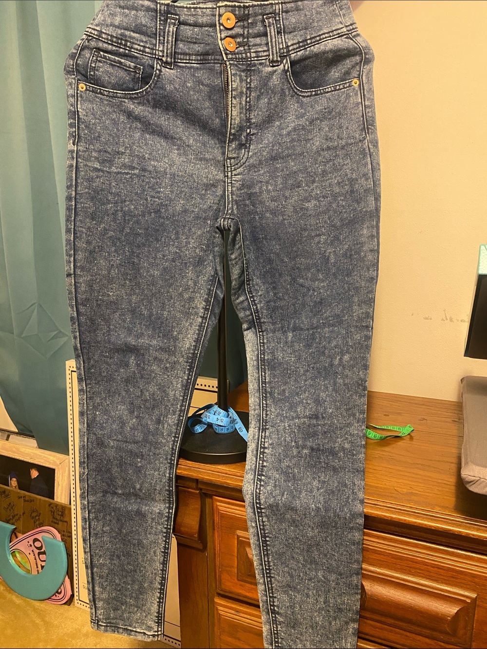 Vintage style skinny jeans